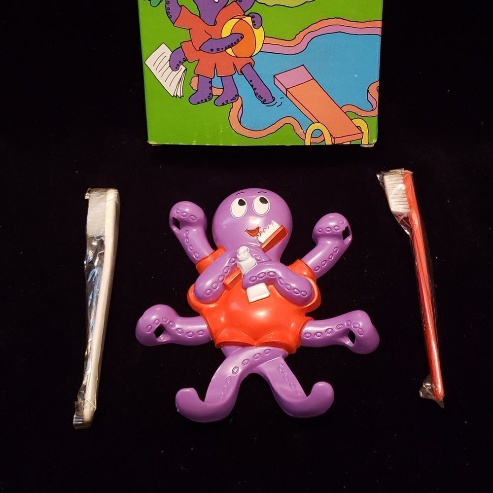 Vintage Avon Outraged Octopus Toothbrush Holder